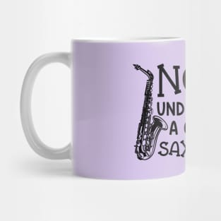 Never Underestimate A Girl With A Saxophone Marching Band Cute Funny Mug